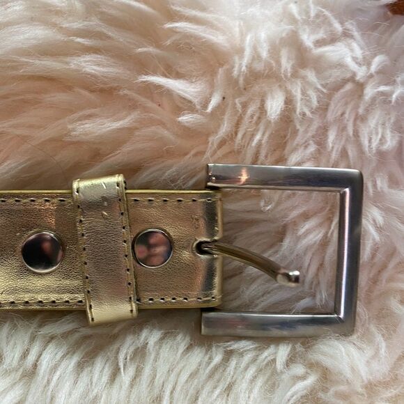 Adjustable Gold belt with stud embellishments - Picture 4 of 5